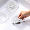 Bouchons d'évier anti-cheveux en silicone — lot de 3